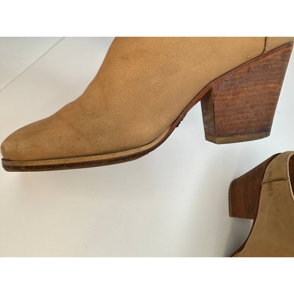 Rachel Comey Mars Camel Nubuck Bootie Mules Slip On Booties Size 6.5 36.5 - Picture 9 of 16